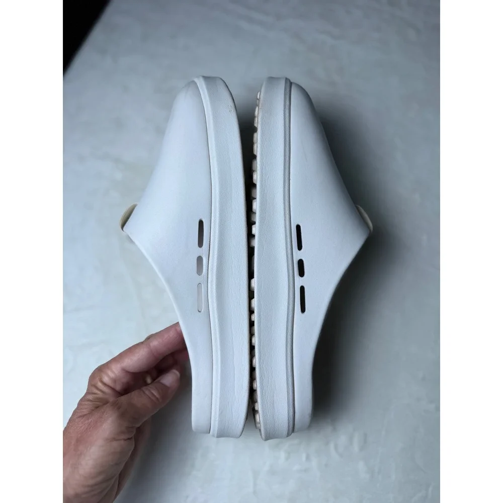 TRUE Linkswear All Day Clog White Slip On Shoes Mens 9 Womens 11